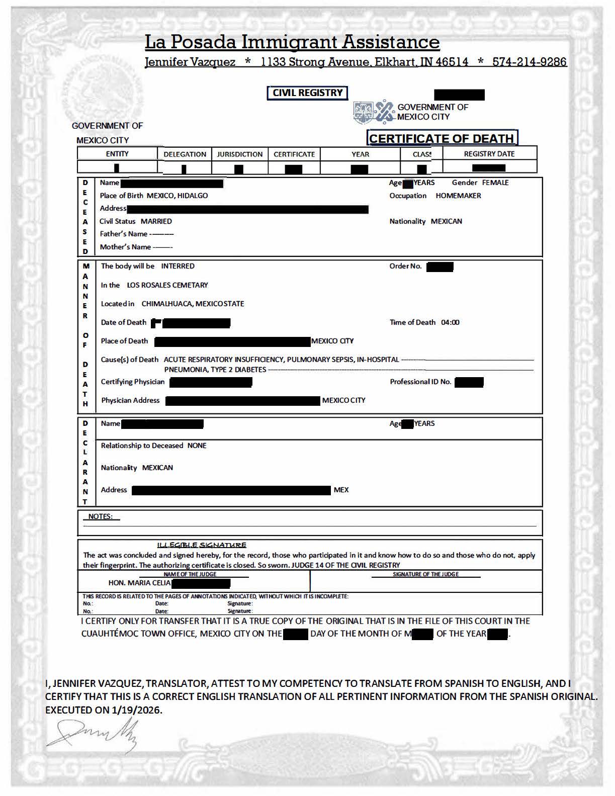 death cert redacted page 1