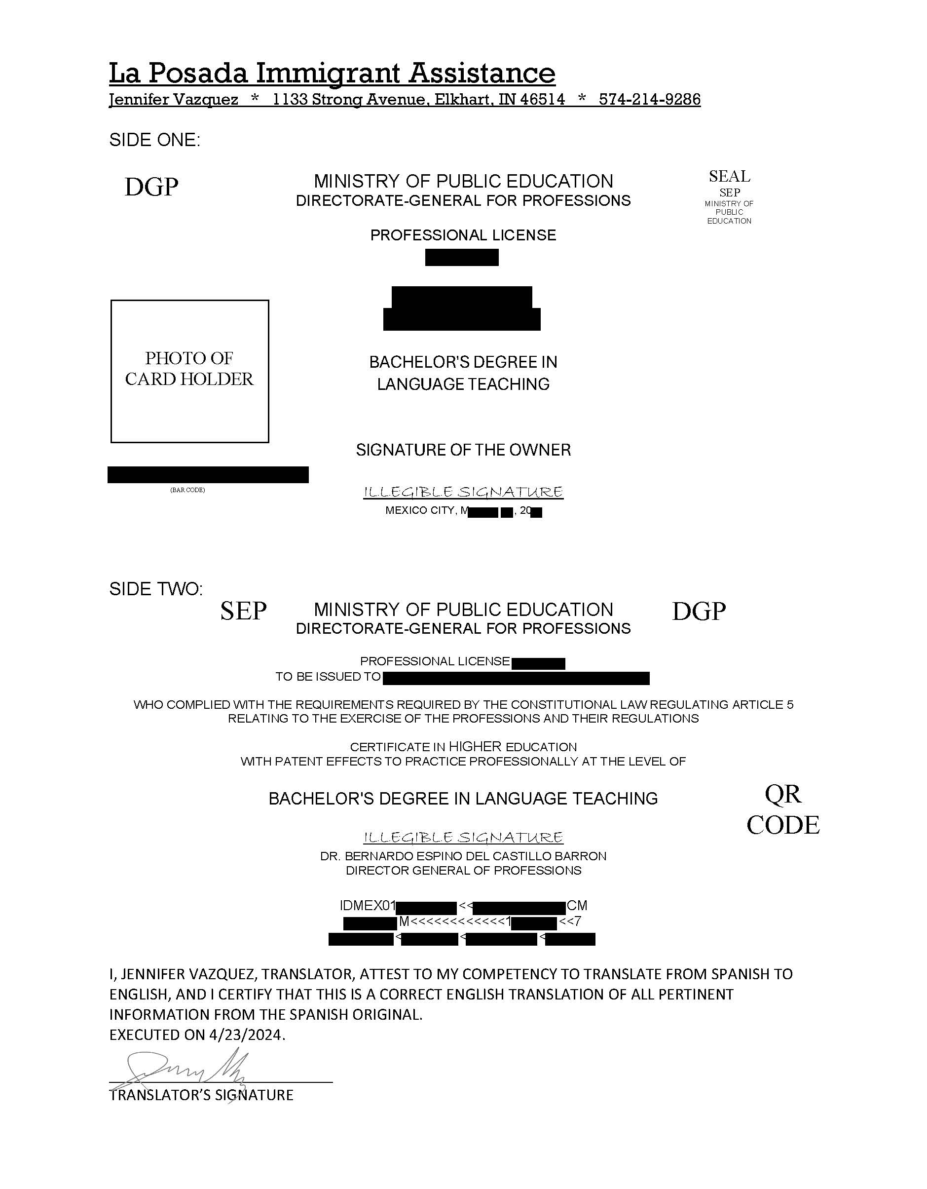 work id redacted page 1
